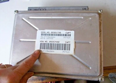 99 1999 Oldsmobile Cutlass ECM  09357440  Engine Computer FREE SHIPPING WARRANTY - Image 1 of 2