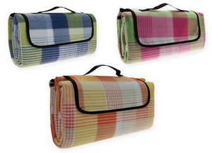Manta de picnic a cuadros manta de playa impermeable estera de picnic 130x170 cm - Imagen 1 de 4