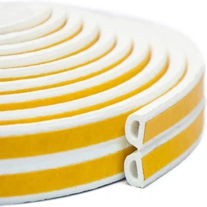 Weather Stripping Tape, Doors Windows Draught Excluder Self-Adhesive Anti-Col... - Picture 1 of 2