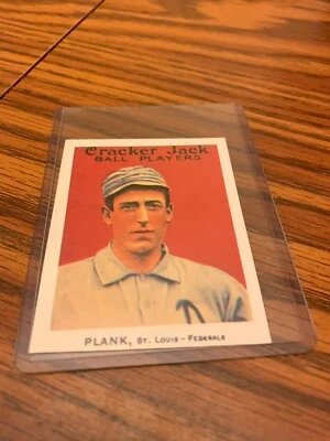 1915 Cracker Jack Reprint Singles: Edward S. Plank #6 - St. Louis Federal League - Image 1 of 2
