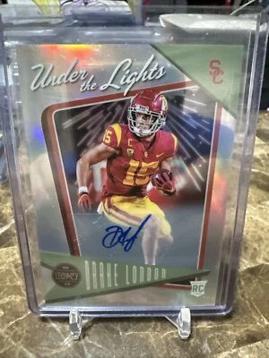 2022 legacy under the lights Drake London auto - Image 1 of 2