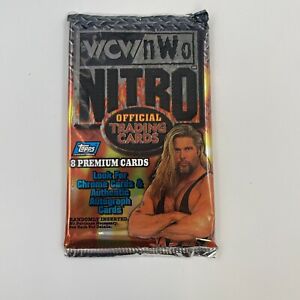 1999 Topps WCW/NWO Nitro Factory Sealed Hobby Pack 8 Card pack
