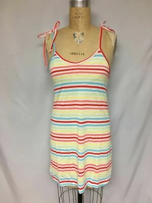 Miken juniors в полоску галстук через плечо бак-платье прикрытие I9519J706 радуга маленький - Изображение 1 из 4