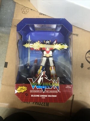 Blazing Sword Voltron SDCC 2011 Figura Exclusiva, Caja de Exhibición Reproduce Canción Temática Foto 1 de 4
