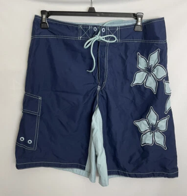 Bañador corto Mossimo azul para hombre talla 36 Foto 1 de 4