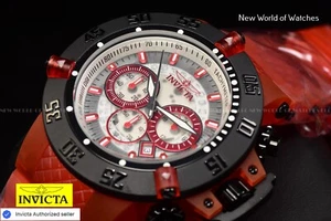 Invicta 50mm Men's Subaqua Noma Anatomic Chronograph Orange Tone SS Watch - Picture 1 of 8