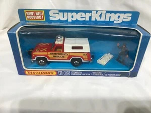 Matchbox Superkings K-65 Plymouth Emergency Rescue truck new in box - Picture 1 of 5