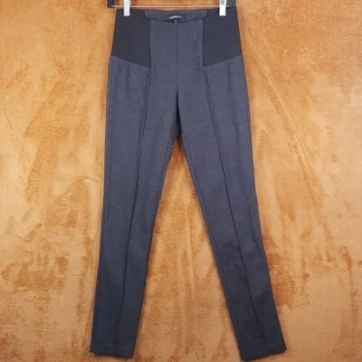 LAFAYETTE 148 Leggings Mujer Pequeños Gris Pull On Ponte Pintuck Pantalones Elásticos Foto 1 de 4