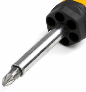 6-IN-1 Screwdriver with Bits New
