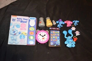 Blue Clues Lot 11 Figs Leapfrog Talking Notepad Interactive Sounds Potty Book - Picture 1 of 17