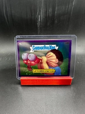 2024 Topps Chrome Garbage Pail Kids Series 7 Fletcher Stretcher Purple Ref 272B - Image 1 of 2