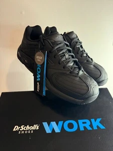 Dr. Scholl's Men's Cambridge II Slip resistant Work Shoes LB3 Black Size US: 7 M - Picture 1 of 10