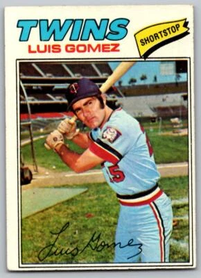 1977 Topps #13 Luis Gomez     Minnesota Twins Rookie - Image 1 of 2