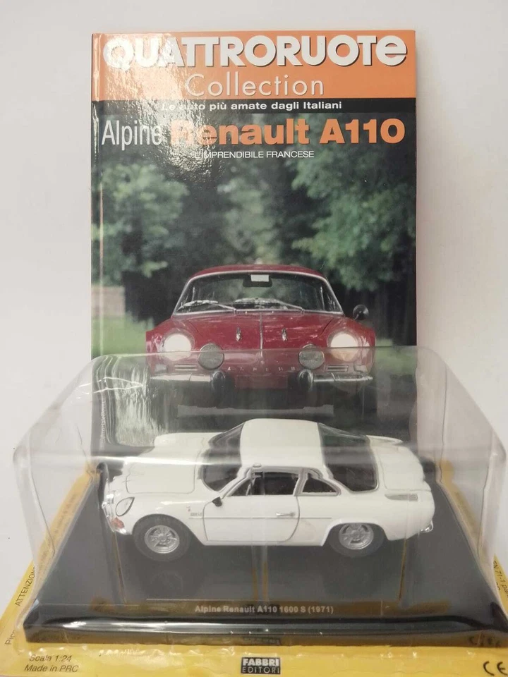 Quattroruote Altaya Fabbri Renault Alpine A110 1600 S 1971 1/24 + BOOK - Immagine 1 di 1