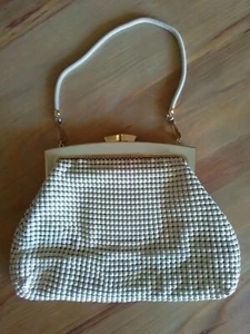 Beige/Cream Original Glomesh Vintage Handbag Tracked Post - Picture 1 of 5