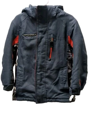 ZeroXposure Boys Winter Jacket Size 4  Gray Orange Camouflage Outerwear - Image 1 of 4