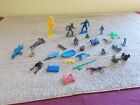 VINTAGE PLASTIC TOY ARMY FIGURES COWBOY NO NAME ACCESSORIES MIXED LOT SOLDIERS