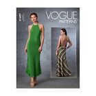 Vogue krój wzór V1697 - sukienka bez pleców - podkreślająca figurę