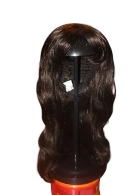 Peluca de pelo largo en capas peluca de pelo castaño sintético (L) Foto 1 de 4