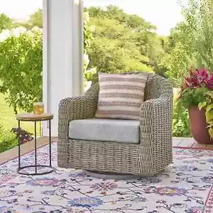 Better Homes & Gardens Bellamy Outdoor Barrel Back Chair - Picture 1 of 7