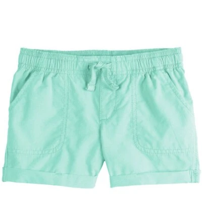 Pantalones Cortos Tejidos Jumping Beans Niñas Puño Enrollado Nuevos con Etiquetas 5 Cintura Elástica Verde Foto 1 de 4