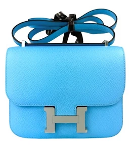 HERMES Constance 18 Mini Blue Celeste Epsom Leather Palladium Hardware 2022 - Bild 1 von 9