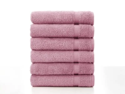 Premium 6 Piece Hand Towels for Bathroom Turkish Cotton Soft Absorbent (16x28) - Image 1 of 4