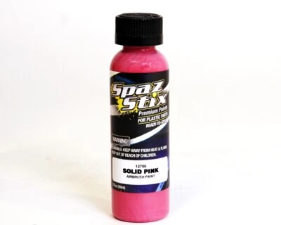 NUEVO Spaz Stix SZX12700 ROSA SÓLIDO Pintura Aerógrafo R/C Cuerpo Lexan 2oz ENVÍO GRATUITO A EE. UU. Foto 1 de 4
