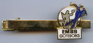 Suecia Campeonato Europeo de Patinaje de Velocidad Gotemburgo 1989 ¡Clip de Corbata Oficial!¡! - Imagen 1 de 3