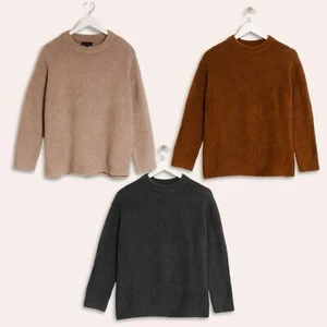 Jersey de cuello redondo súper suave para mujer ex-New Look - Imagen 1 de 9