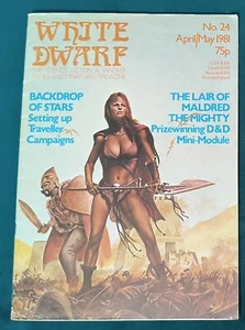 RARE 1981 # 24 White Dwarf Magazine Citadel Oldhammer Games Workshop TSR D&D - Picture 1 of 7