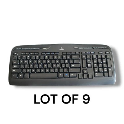 Lote de 9 Teclado Inalámbrico Inglés Logitech Y-R0009 Estándar QWERTY Foto 1 de 3