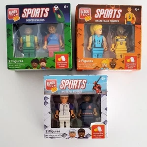 6 minifigure Lebron basket baseball calcio giocatori sportivi figure adatte a L - Foto 1 di 4