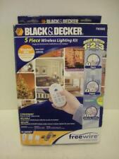 New Black & Decker Fw3000 5-Piece Freewire Indoor/Outdoor Remote Outlet Kit Nib
