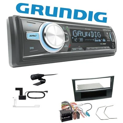 Grundig GX-35AB Auto Digitalradio Bluetooth USB für Opel Corsa D stealth black - Bild 1 von 4