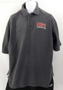 Camisa de golf KISS de colección 1999 Crew MILLENIUM SHOW BC Place Vancouver House Of Blues XL - Imagen 1 de 7