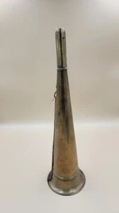 VTG FOG/HUNTING HORN SOLID BRASS - Picture 1 of 6