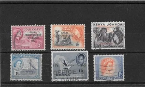 6 X QUE11 AFRICAN STAMPS - USED - Picture 1 of 1