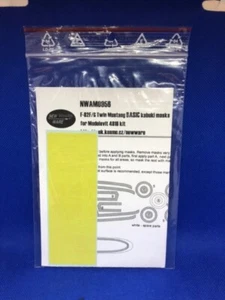 New Ware Masks 1/48 F-82F/G Twin Mustang BASIC kabuki masks NWAM0956 - Picture 1 of 1