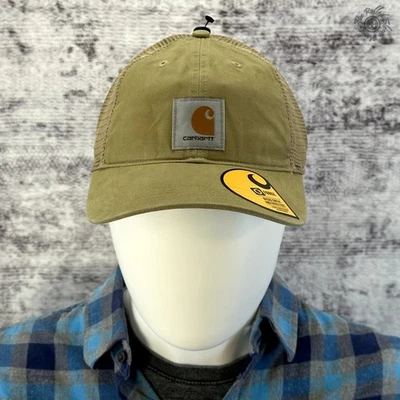 Gorra de camionero Carhartt Buffalo Snapback para hombre nueva con etiquetas - beige - talla única - AH0286 Foto 1 de 4