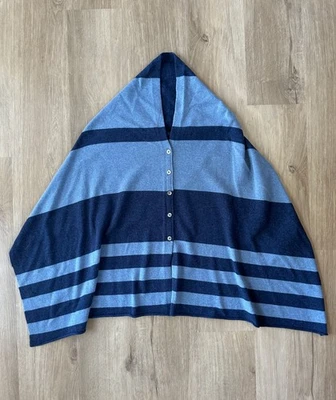 Poncho/envoltura ks CAZZUAL 100 % cachemir Foto 1 de 4