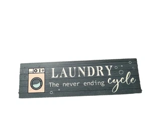 Laundry Room Decorative Signs Vintage Style Home Décor - Picture 1 of 4