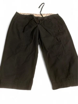 Pantalones capri Unionbay cargo negros vintage años 2000 para mujer talla 15 Foto 1 de 4