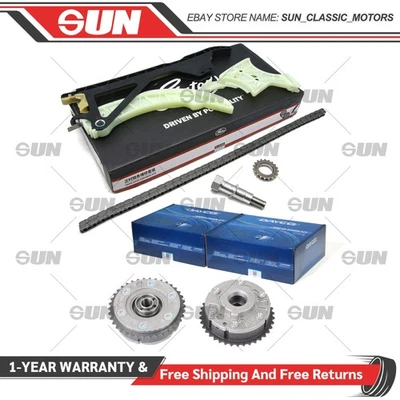 Kit de cadena de distribución DAYCO y engranajes VVT para 06-16 BMW 135i 335i 740I Z4 X6 E89 E93 3,0 L Foto 1 de 4