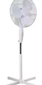 DAEWOO 16" Blanco Pedestal Ventilador de Pie Portátil 3 Velocidades Ventilador Grande - Imagen 1 de 5