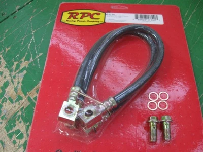 Racing Power Company RPC R1730 16.5″ Rubber Brake Hose Kit M10-1.5 Banjo — 第 1/3 张图片