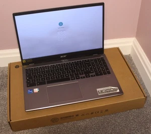 Acer Chromebook 515 11th Gen i5 15.6 inch Laptop with 8gb Ram & 256gbHD - Picture 1 of 17