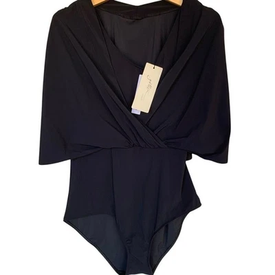 Profile by Gottex One Piece Nuevo con Etiquetas Talla Grande Modesto Una Pieza Negro Elegante Resort Foto 1 de 4