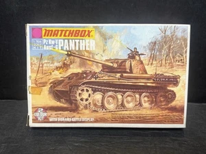 vintage Matchbox Panther Ausf G Pz Kw-V Tank Model Kit 1/76 PK 73  open box - Picture 1 of 2