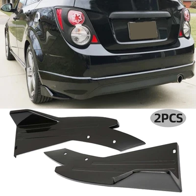 Rear Bumper Spoiler Splitter Lip Diffuser Body Kit For Chevrolet Sonic 2012-2020 Foto 1 de 4